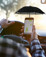 Phone Umbrella Stand With Suction Cup And Sun Shade