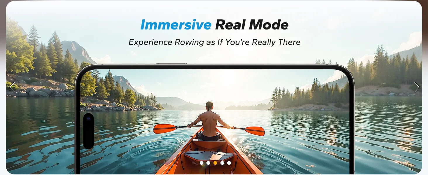 Foldable Row Machine with 400LBS Weight Capacity