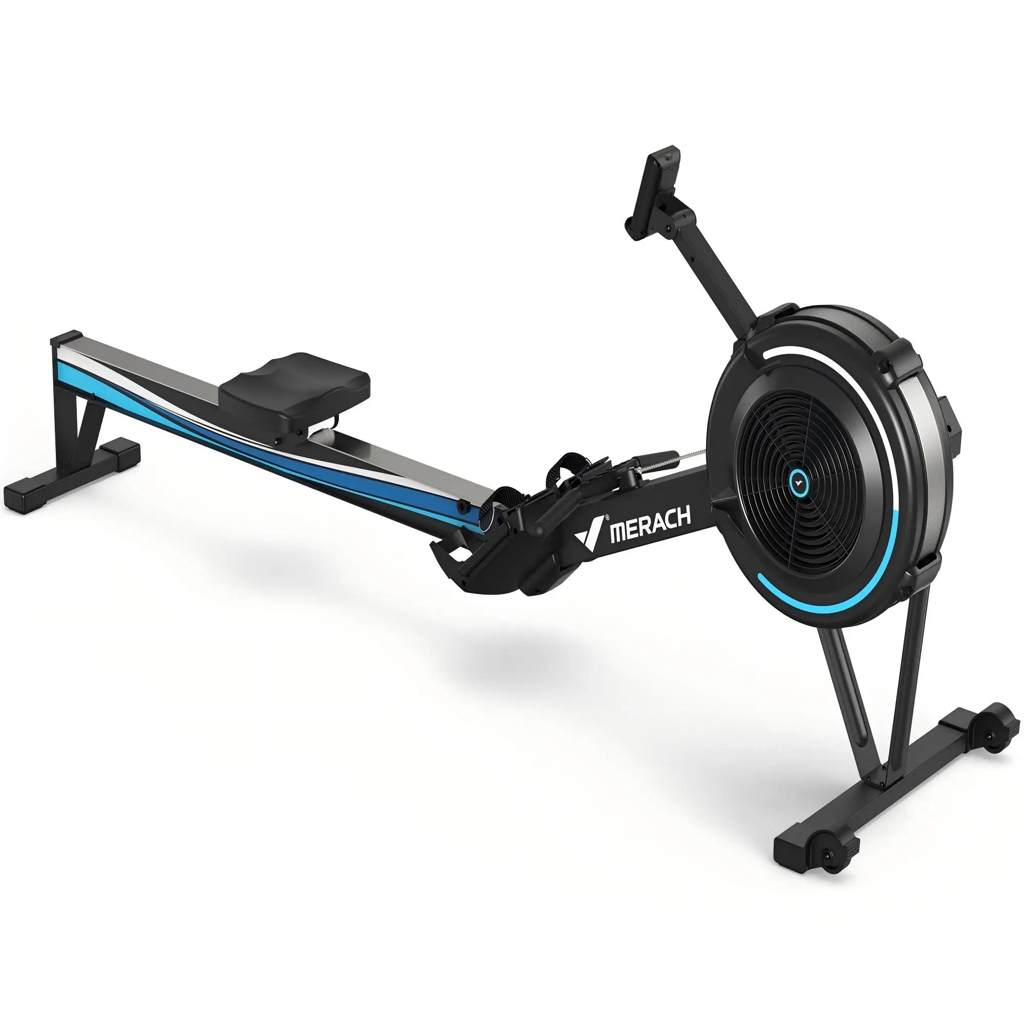 Home Rowing Machine with Adjustable Air Resistance and Ergonomic Comfort Design