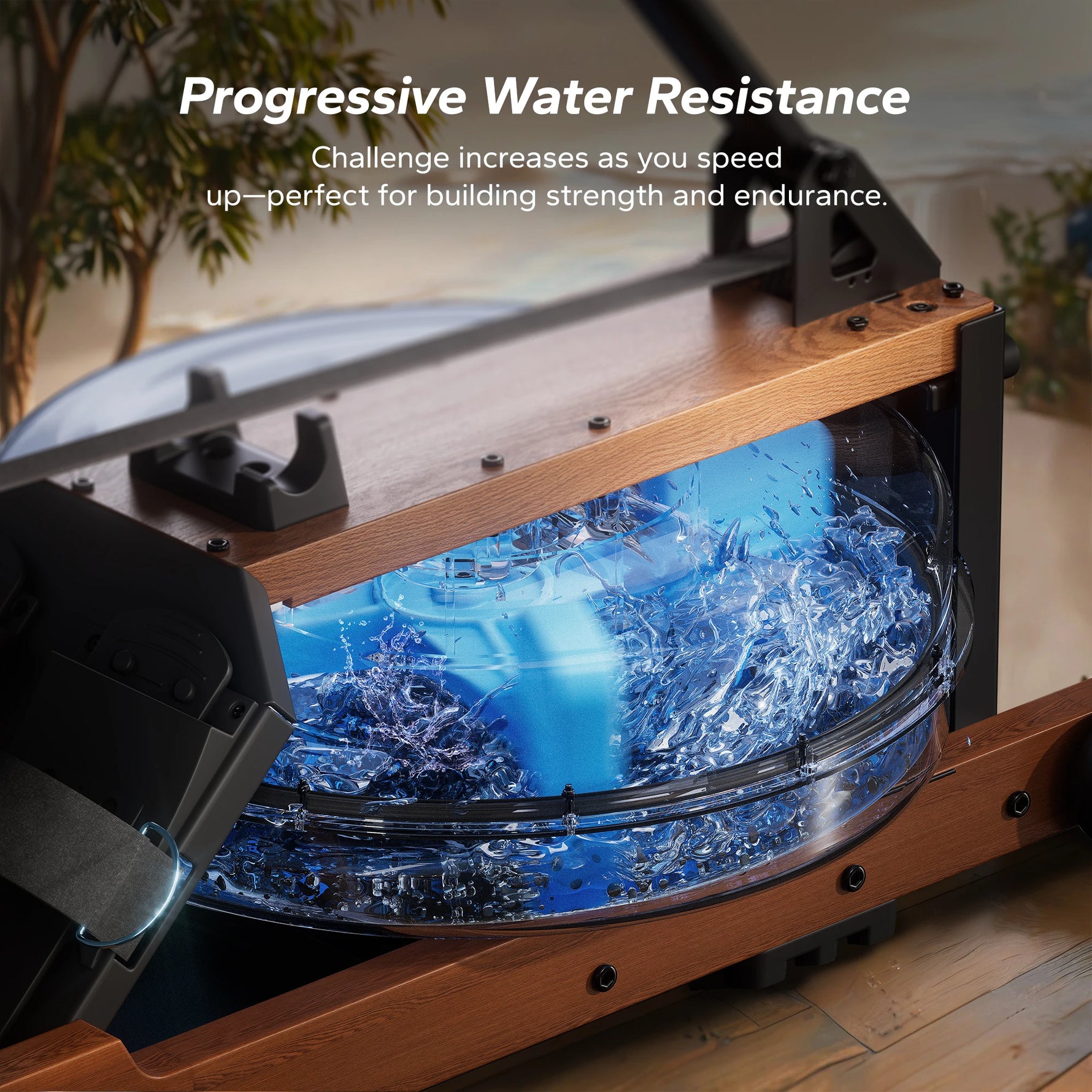 Foldable Row Machine with 400LBS Weight Capacity