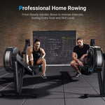 Home Rowing Machine with Adjustable Air Resistance and Ergonomic Comfort Design