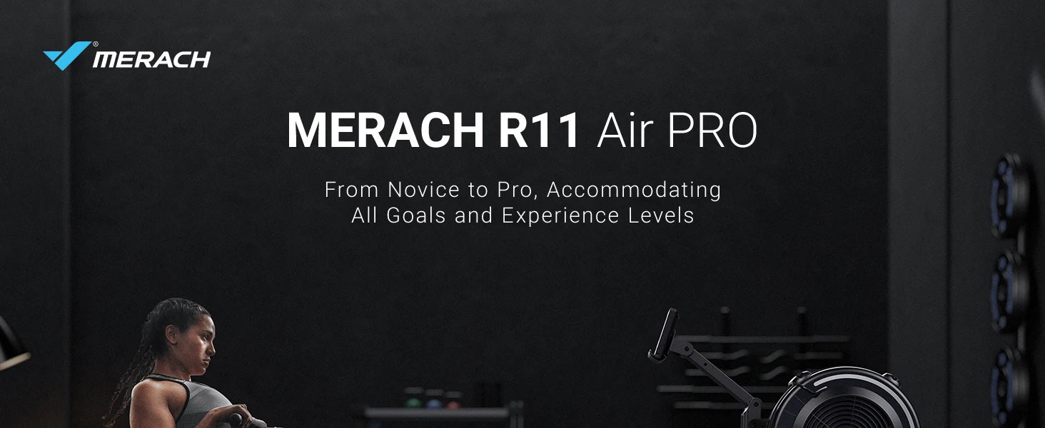 Home Rowing Machine with Adjustable Air Resistance and Ergonomic Comfort Design