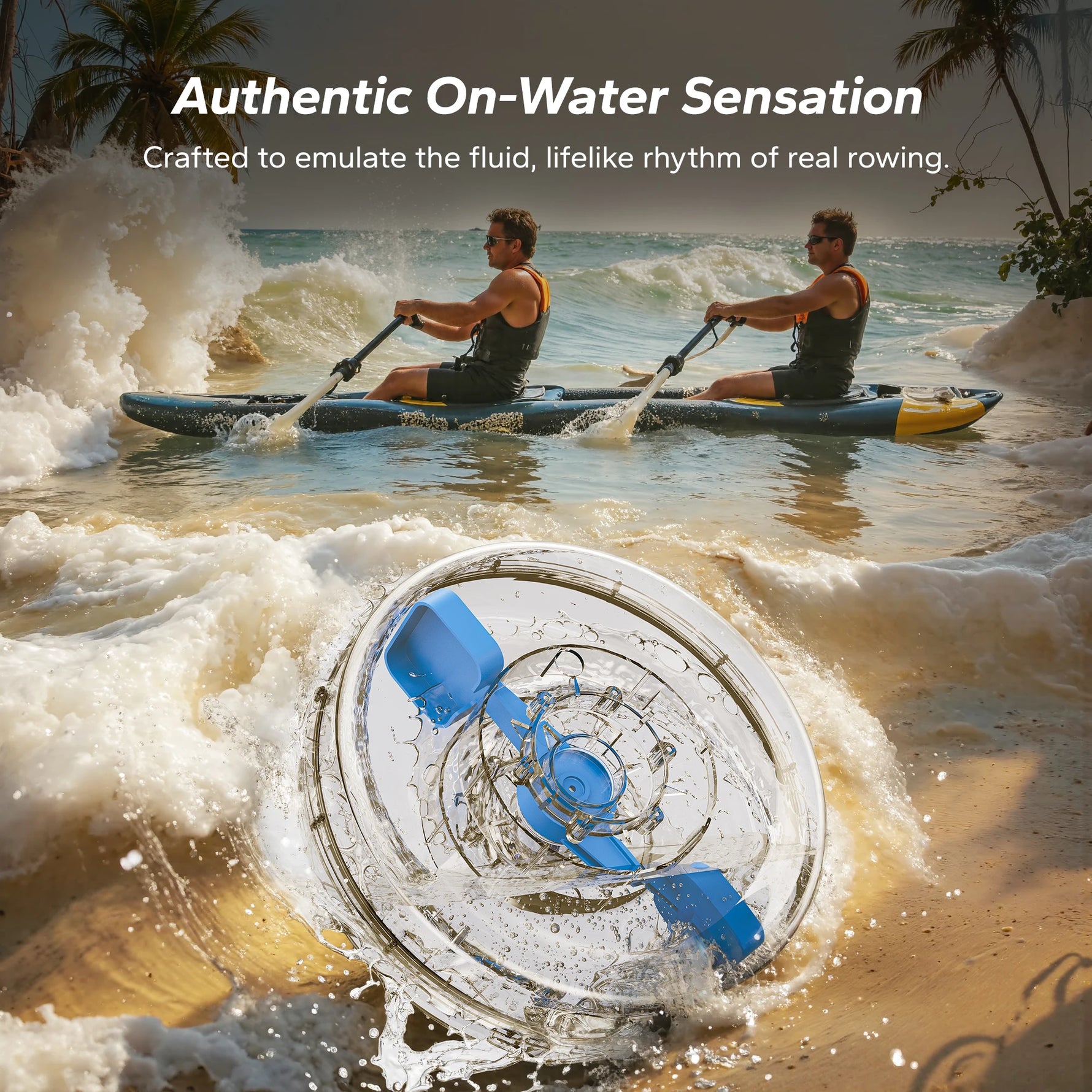 Foldable Row Machine with 400LBS Weight Capacity