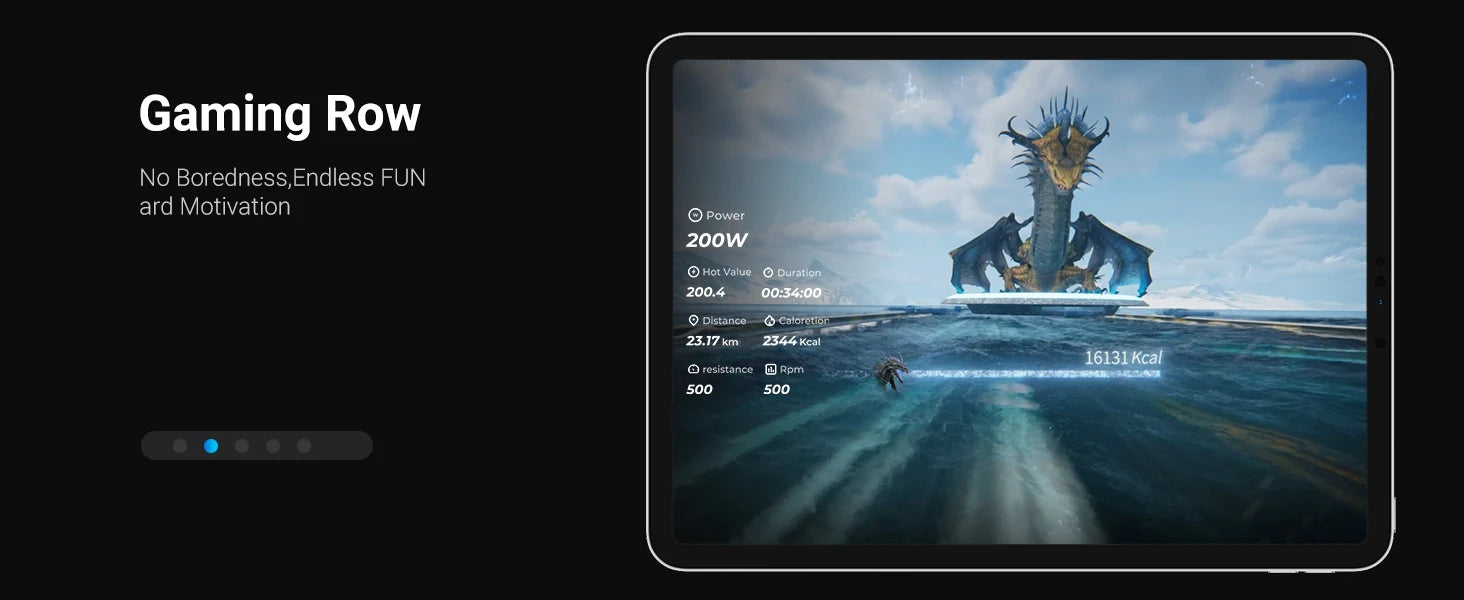 Home Rowing Machine with Adjustable Air Resistance and Ergonomic Comfort Design