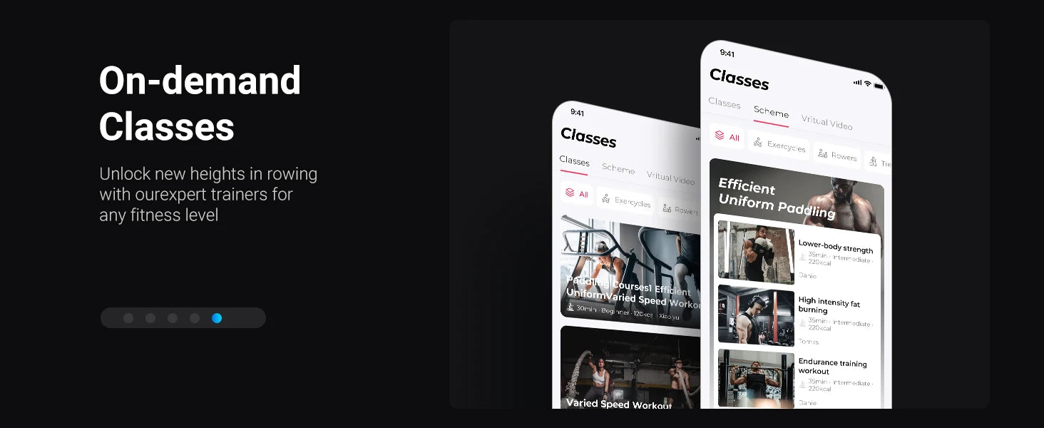 Home Rowing Machine with Adjustable Air Resistance and Ergonomic Comfort Design