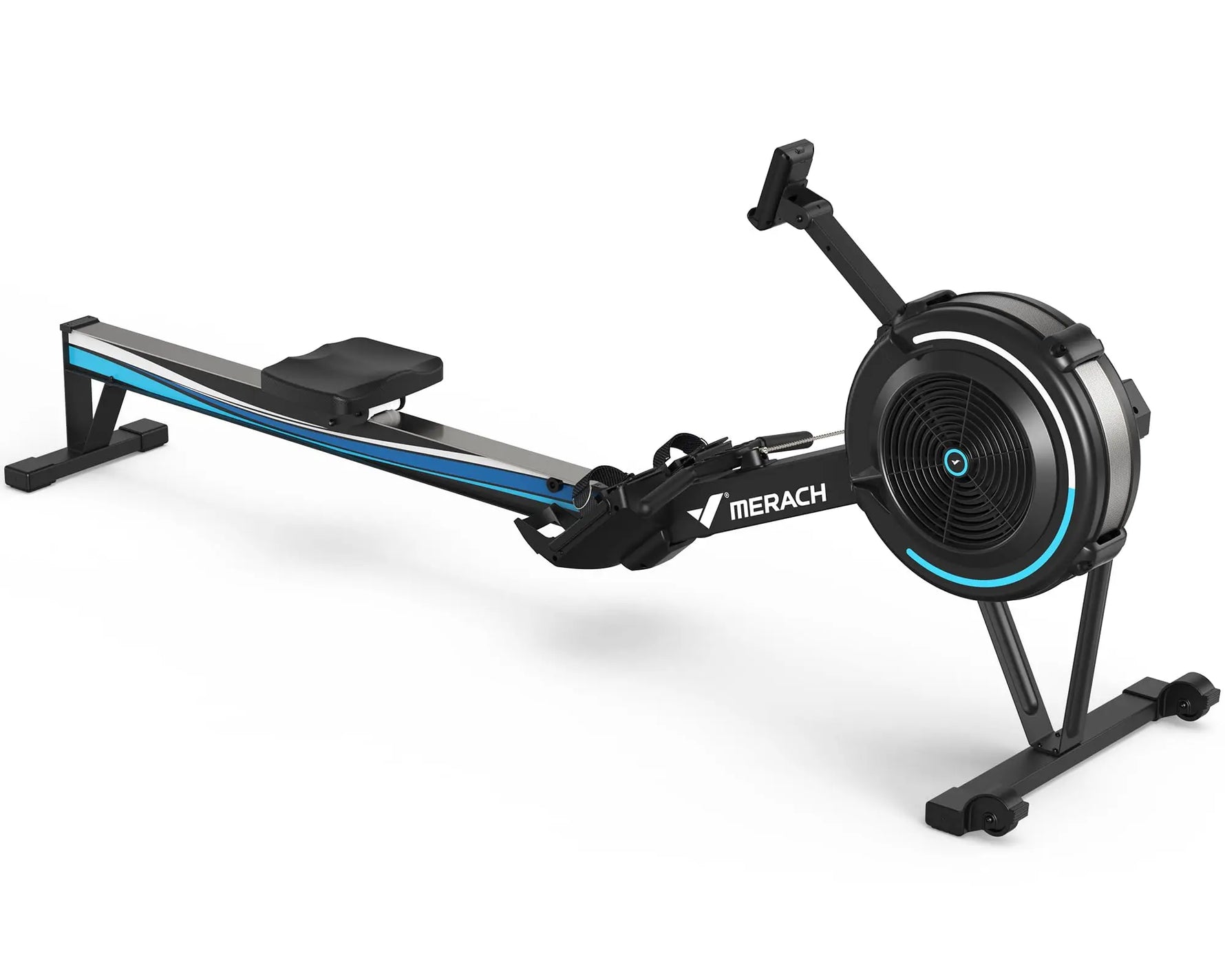 Home Rowing Machine with Adjustable Air Resistance and Ergonomic Comfort Design