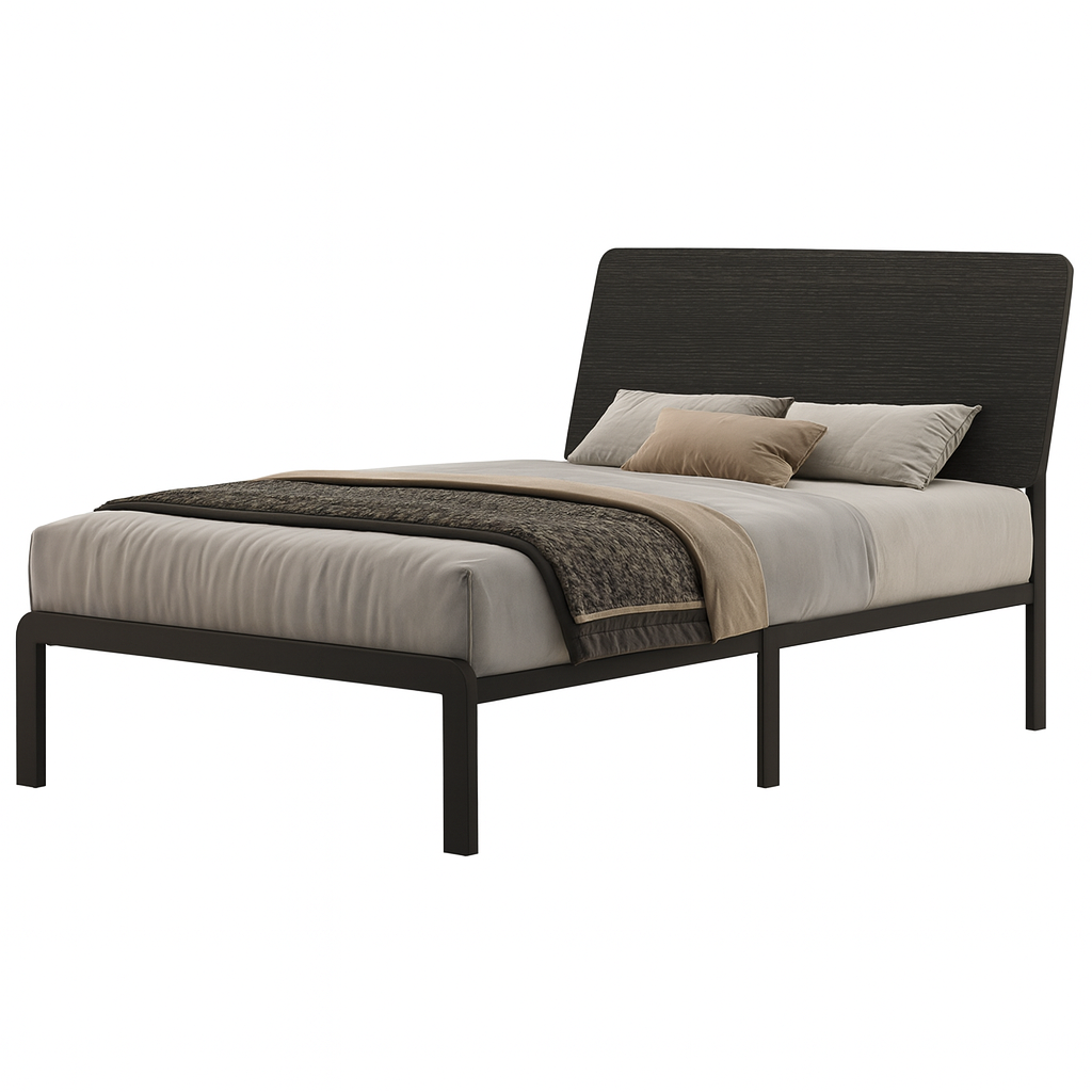 LED Bed Frame with Charging Station