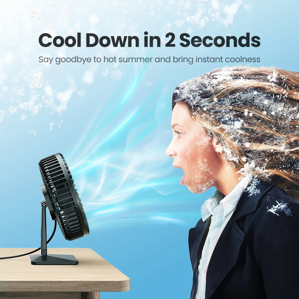 Ultra Quiet Desk Fan