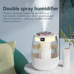 Dual Nozzle Silent Humidifier with Digital Display