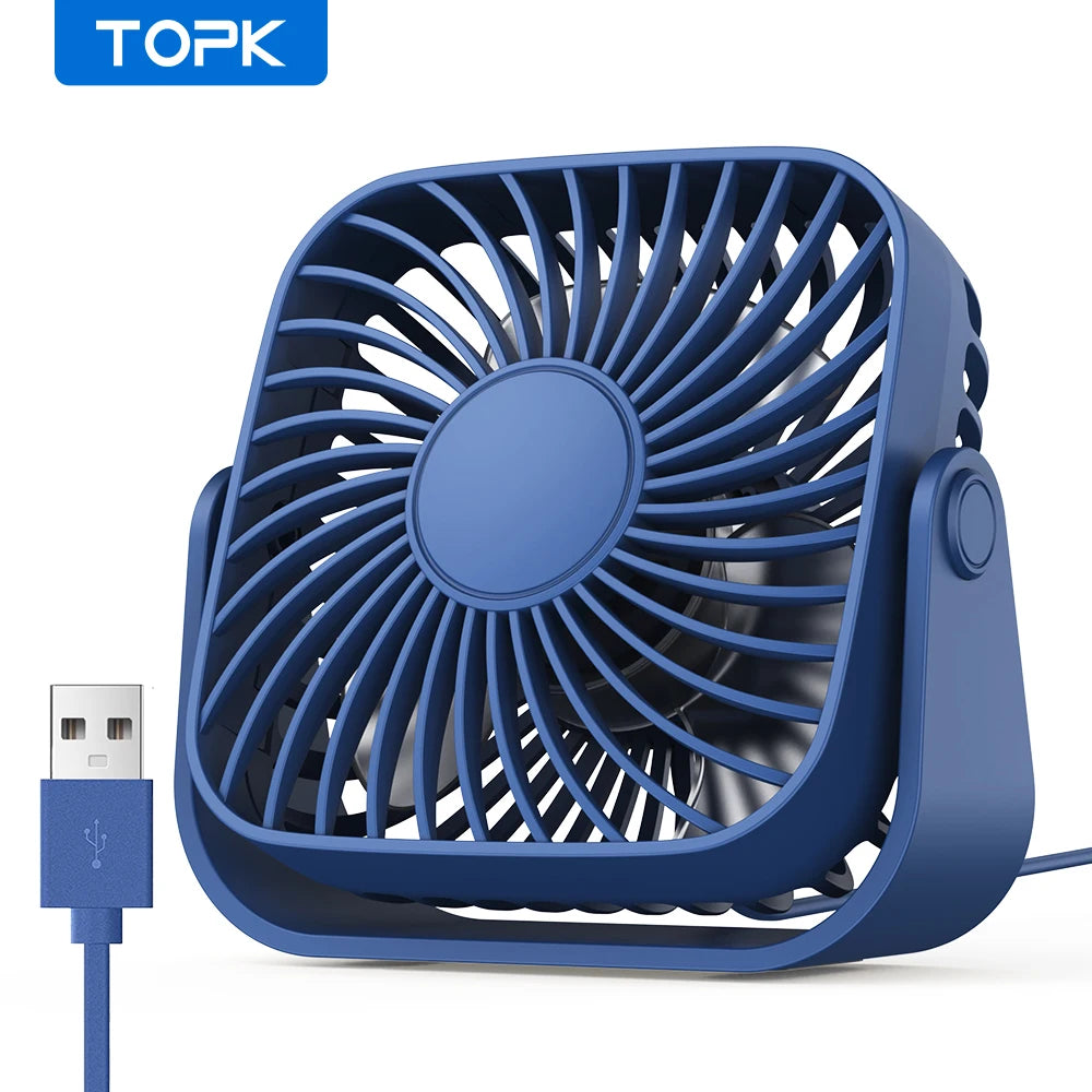 Ultra Quiet 360° Desk Fan