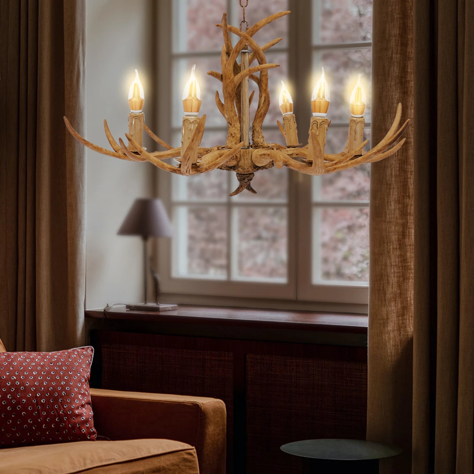 Retro Antler Chandelier
