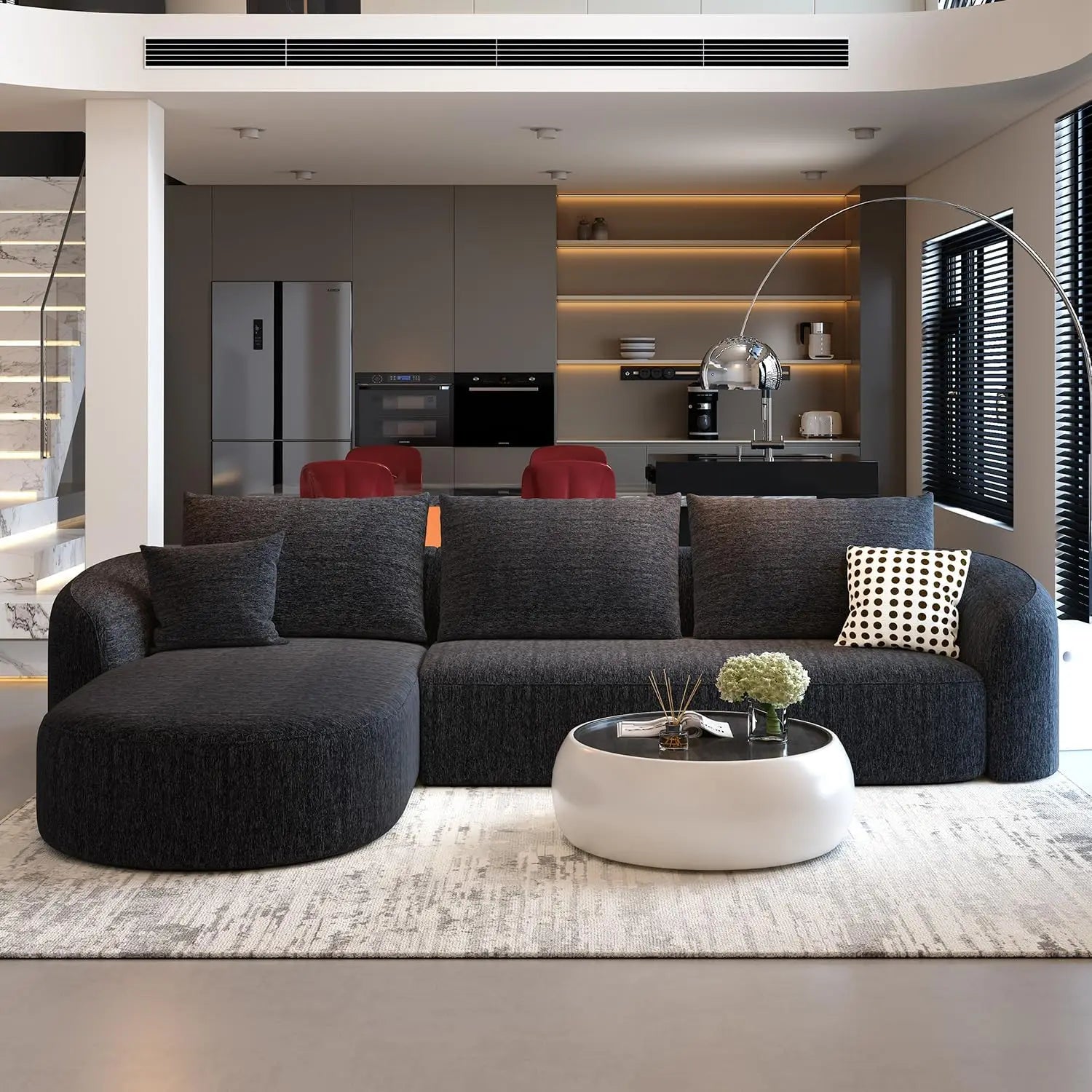 Premium Chenille Fabric Sofa