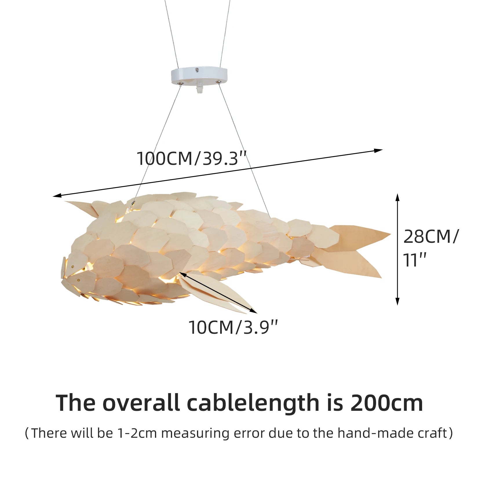 Fish-Shaped Chandelier