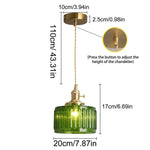 Green Crystal Pendant Chandelier