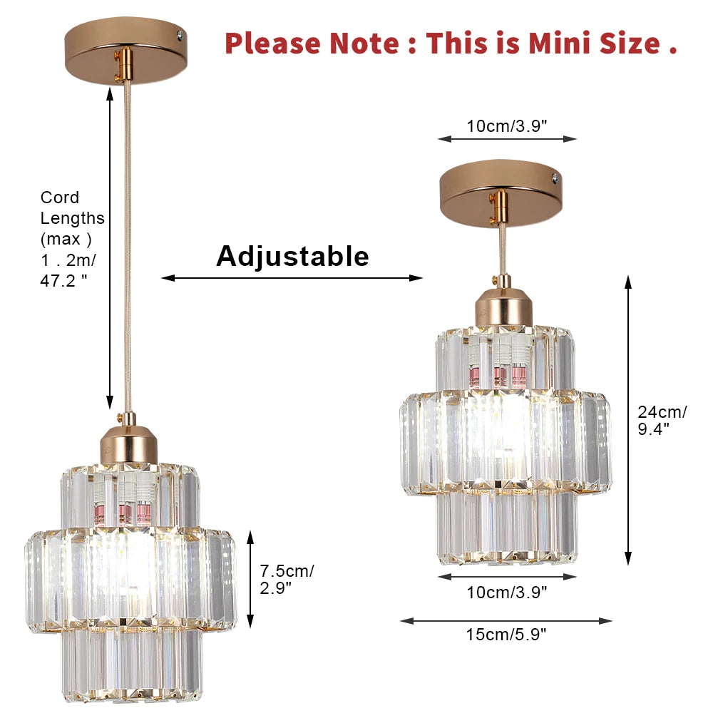 Green Crystal Pendant Chandelier