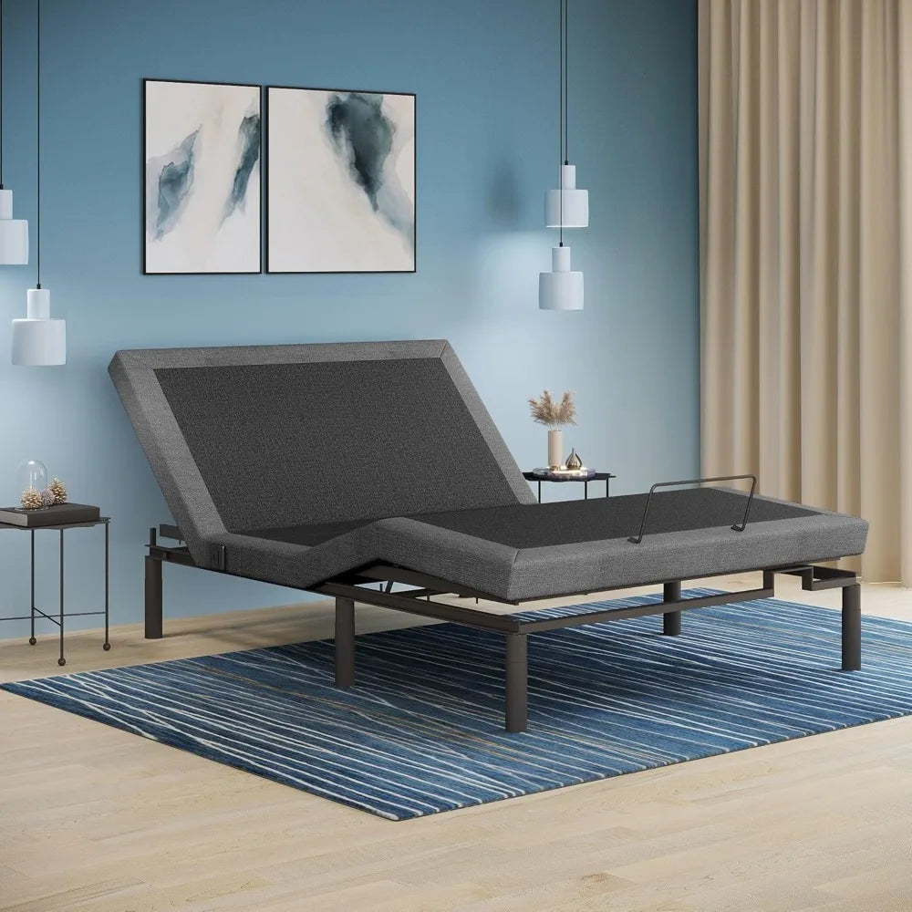 Adjustable Bed Base with Wireless Controls, Massage and Memory Presets