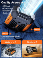 Waist Clip Portable Fan with Powerbank