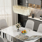 Luxury Rectangle Crystal Chandelier