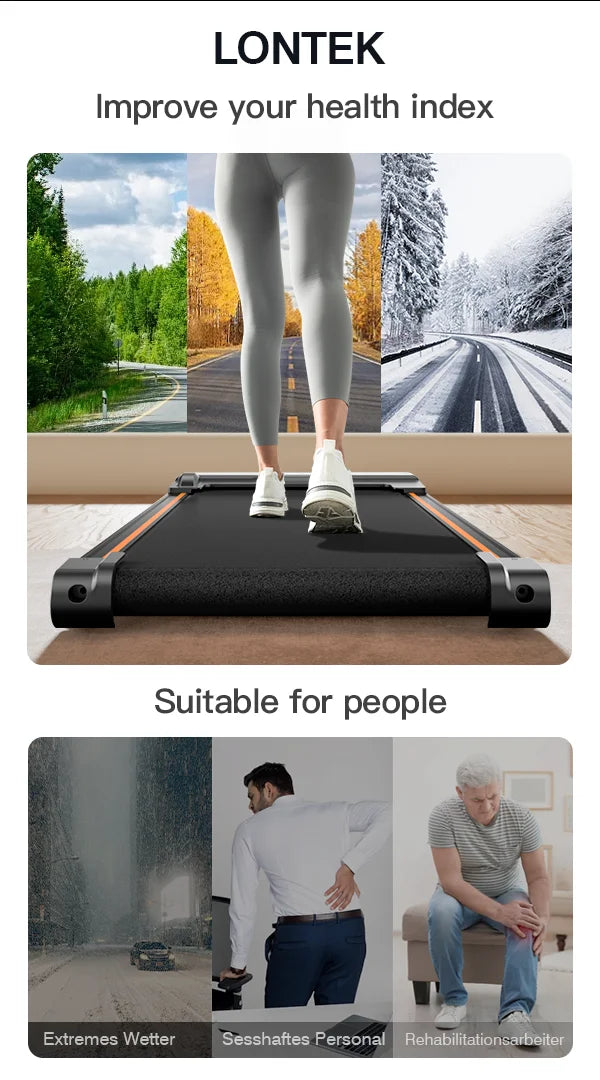 Under Desk Treadmill With Incline & Triple Shock-Absorbing System