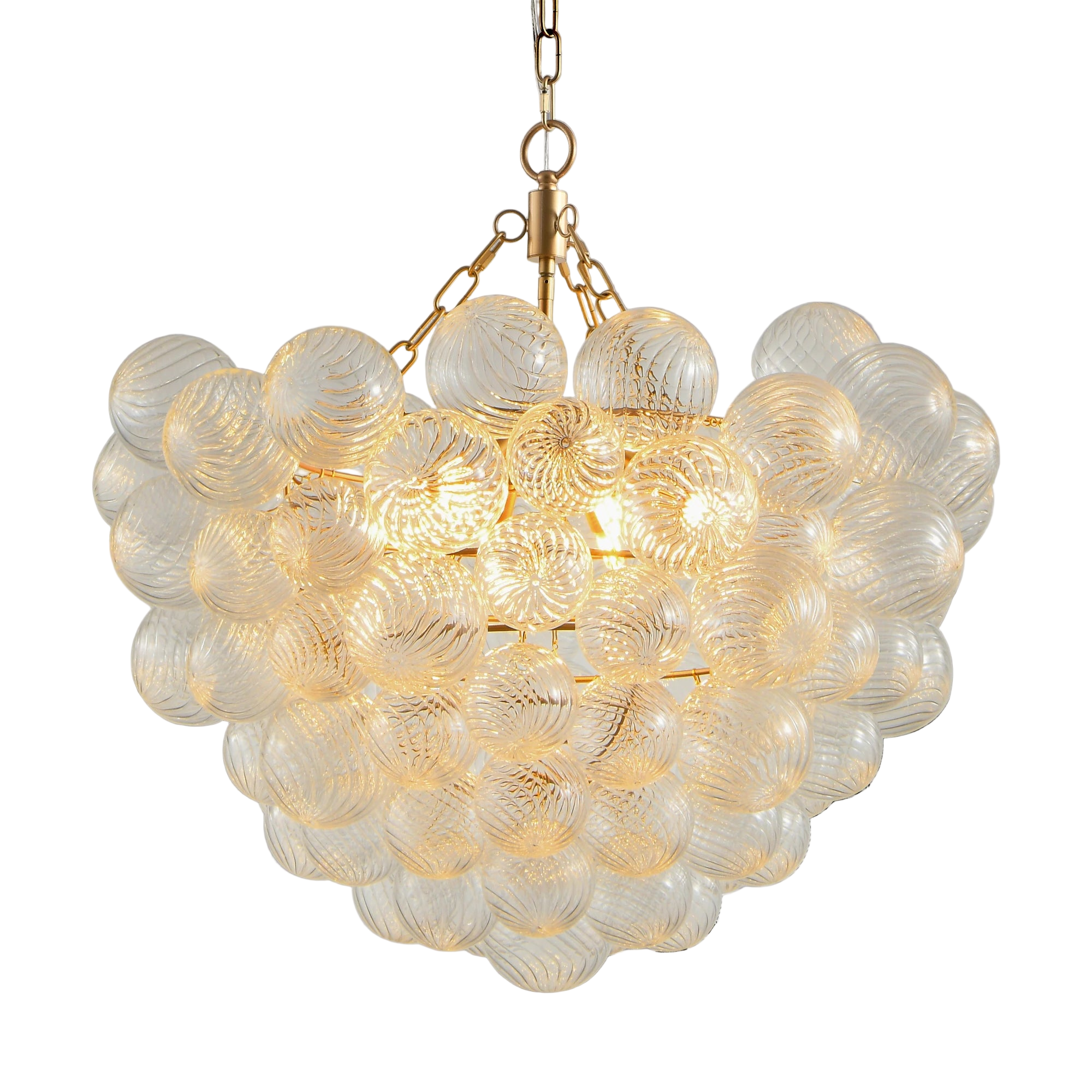 Golden Balls Chandelier