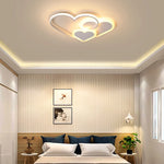 Triple Heart Ceiling Light