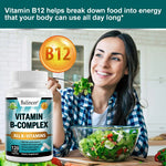 B-Complex with Folic Acid and Vitamin C for Immunity and Mood Support