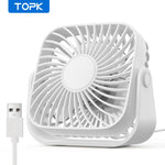 Ultra Quiet 360° Desk Fan