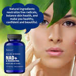 NAD+ and Resveratrol Supplement for Cellular Regeneration, Natural Energy Support, Focus and Memory Health