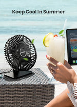 Ultra Quiet Desk Fan