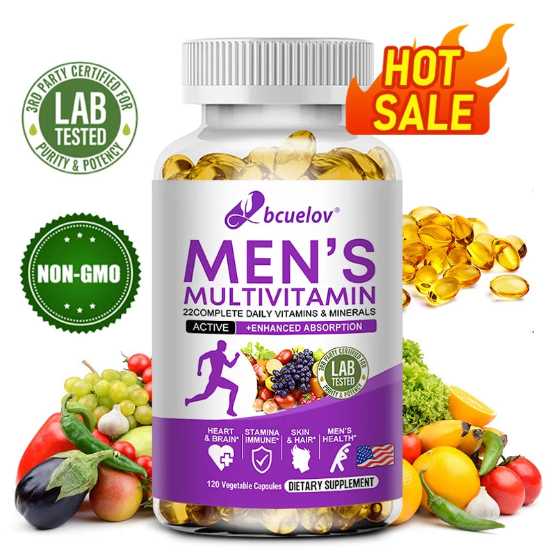 Men’s Multivitamin for Circulation, Muscle Growth and Immune Support
