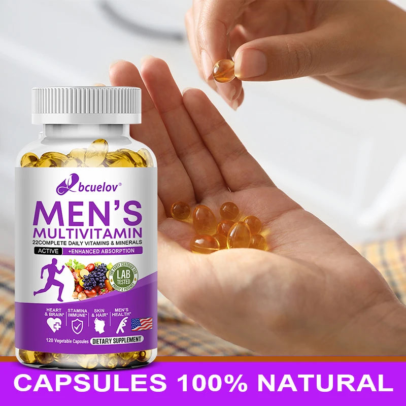 Men’s Multivitamin for Circulation, Muscle Growth and Immune Support