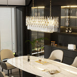 Luxury Rectangle Crystal Chandelier