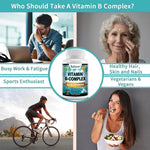 B-Complex with Folic Acid and Vitamin C for Immunity and Mood Support