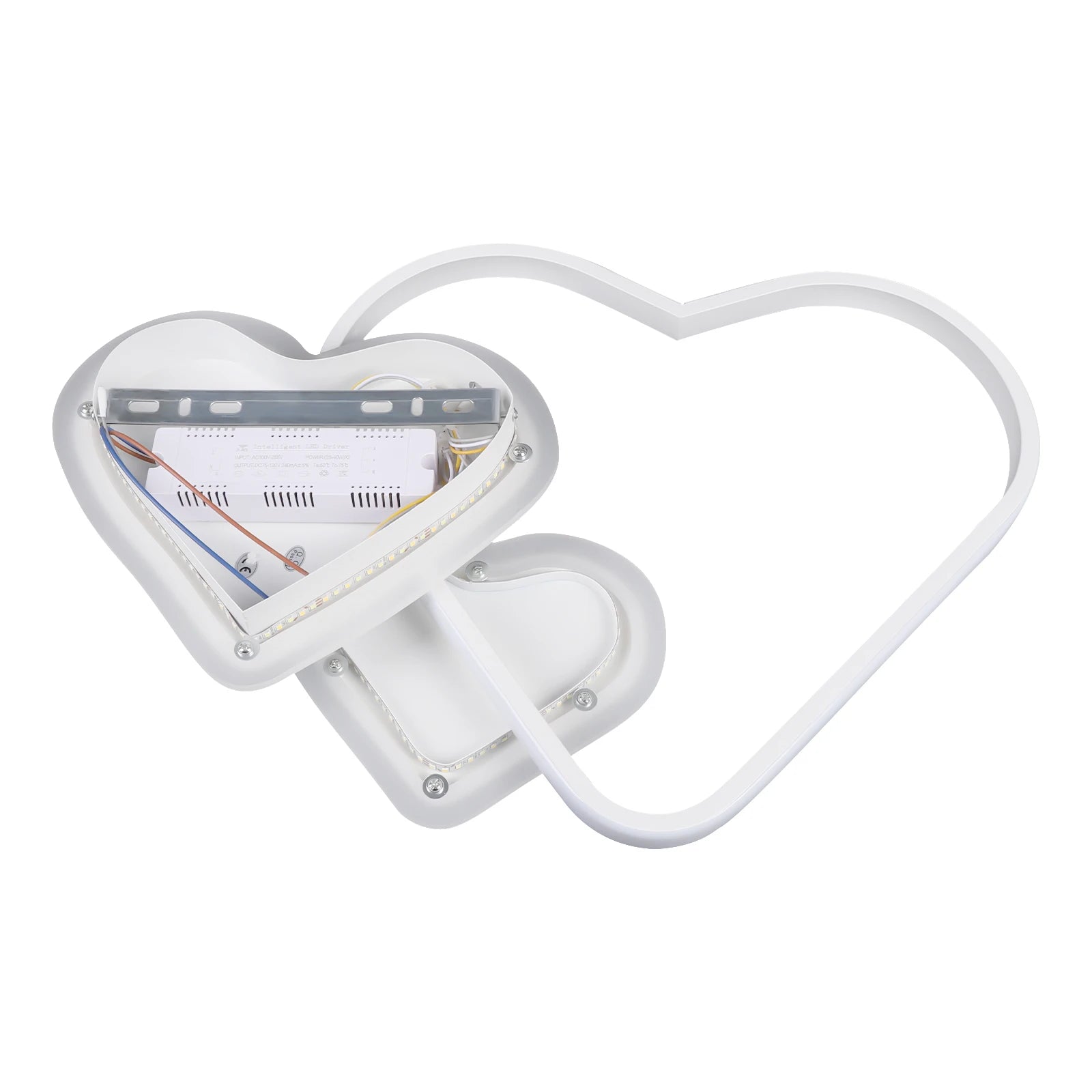 Triple Heart Ceiling Light