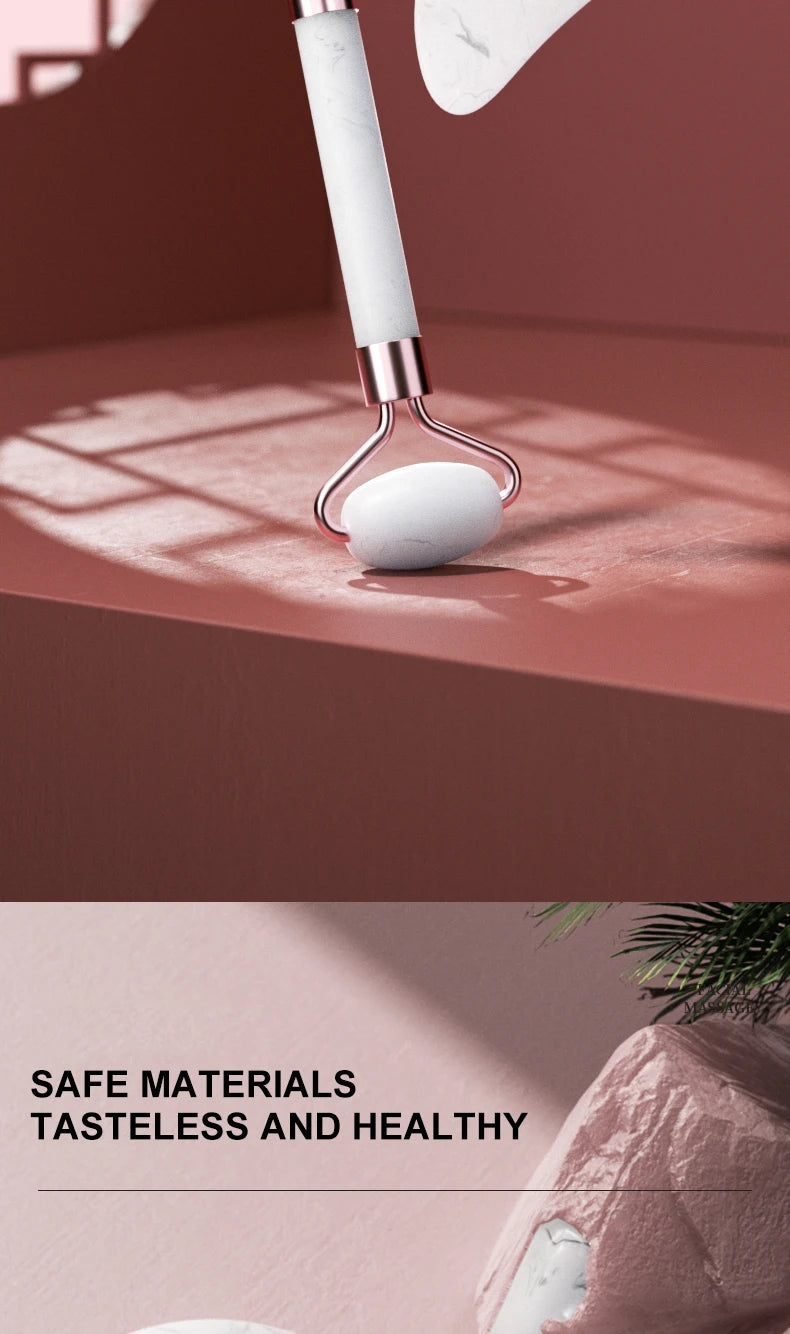 Facial Roller & Gua Sha Set