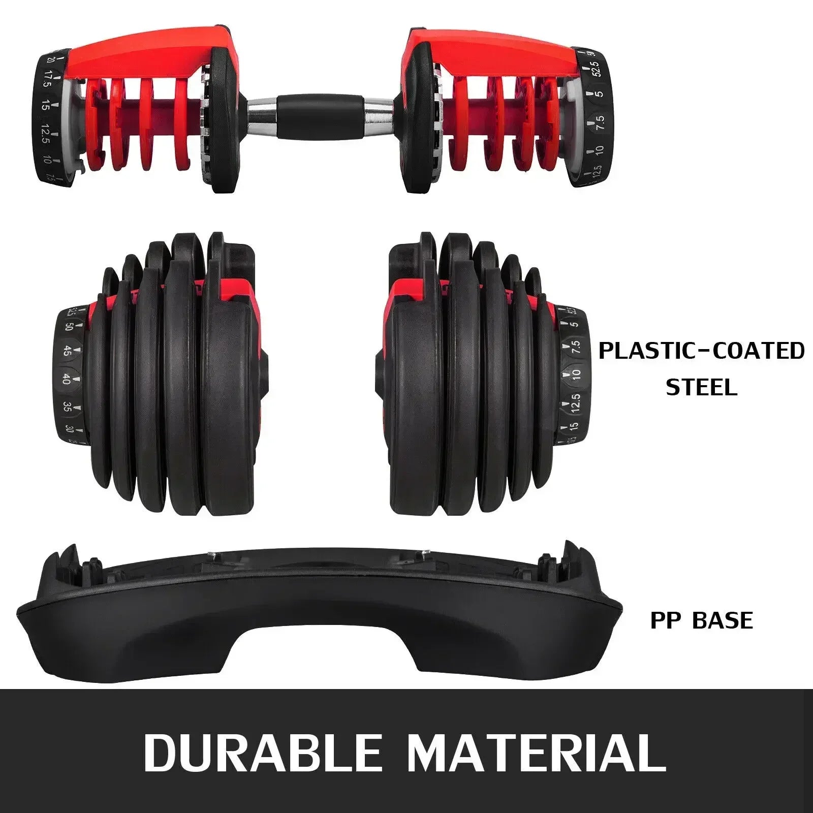 Adjustable Dumbbells Sets and Dumbbell Stand