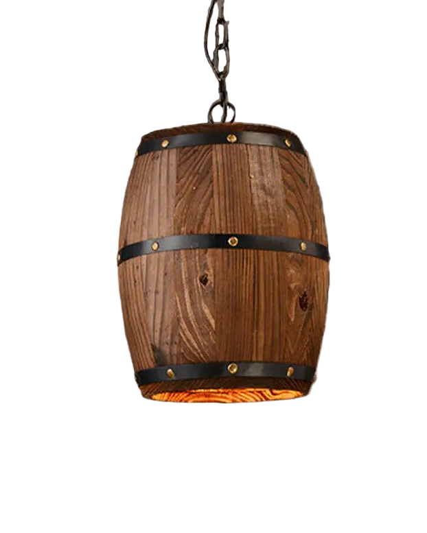 Vintage Barrel Chandelier