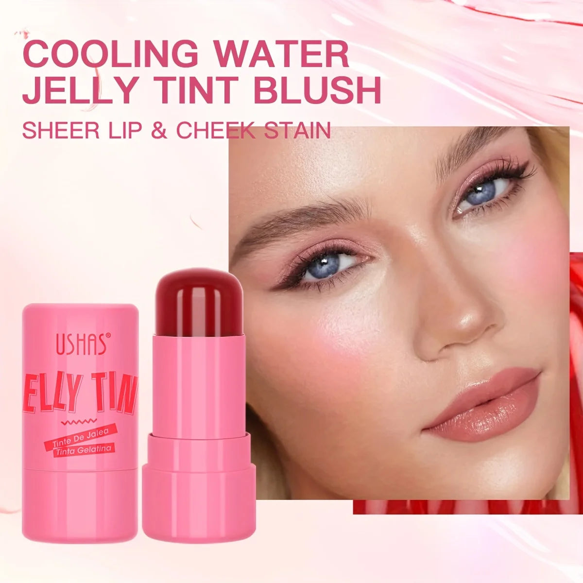 USHAS® Jelly Tint Blush Stick