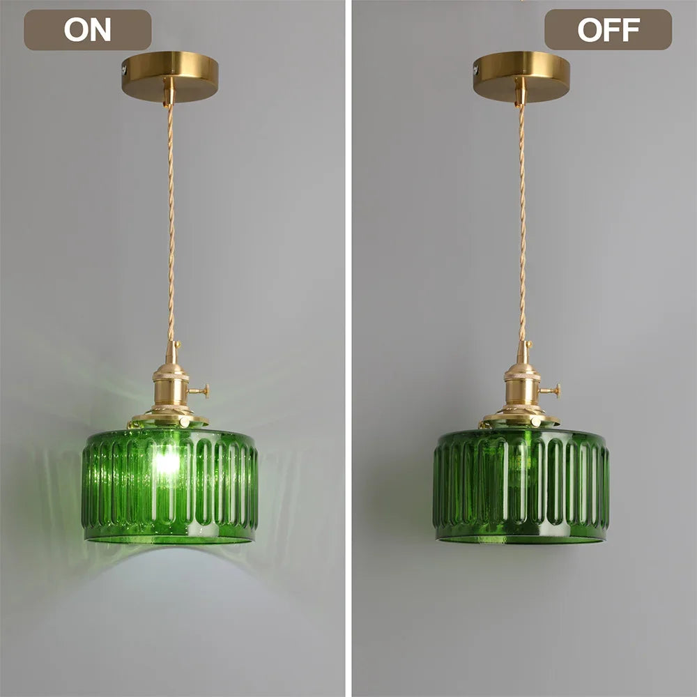 Green Crystal Pendant Chandelier
