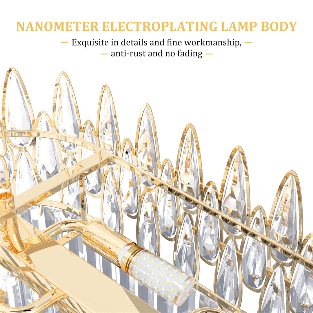 Luxury Rectangle Crystal Chandelier