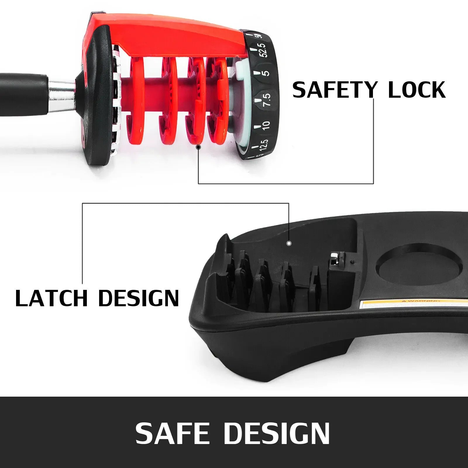 Adjustable Dumbbells Sets and Dumbbell Stand