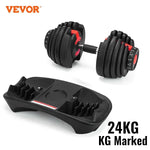 Adjustable Dumbbells Sets and Dumbbell Stand