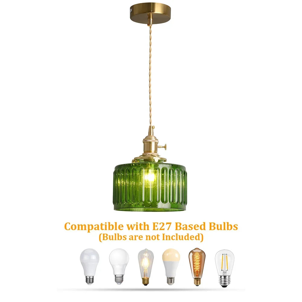 Green Crystal Pendant Chandelier