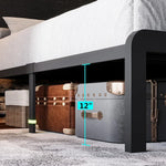 LED Bed Frame with Charging Station