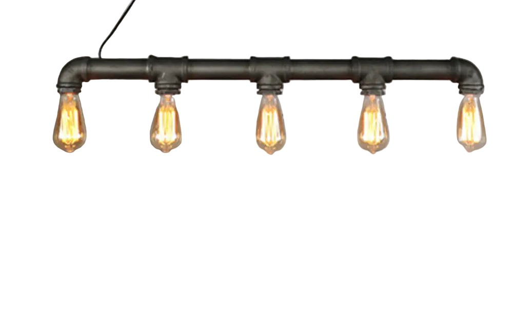 Industrial Steampunk Water Pipe Chandelier