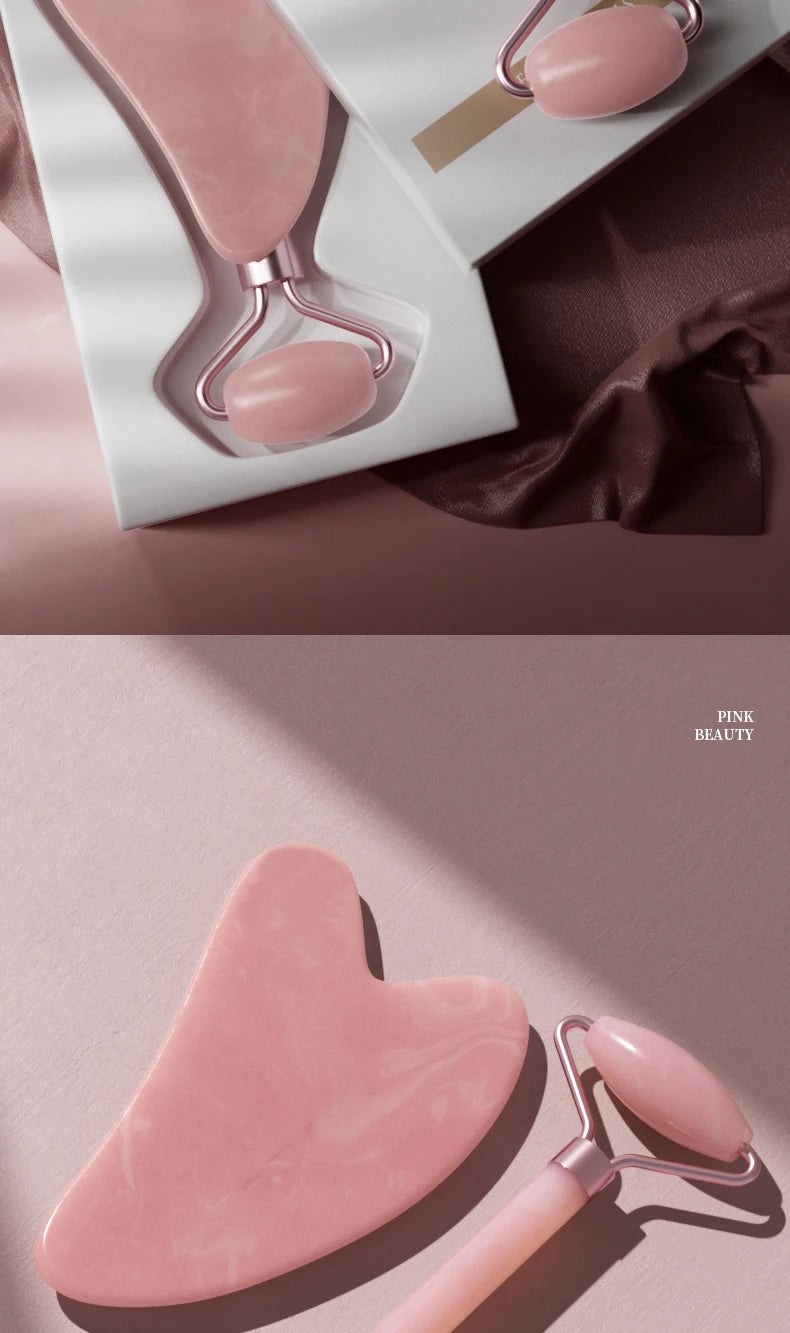 Facial Roller & Gua Sha Set