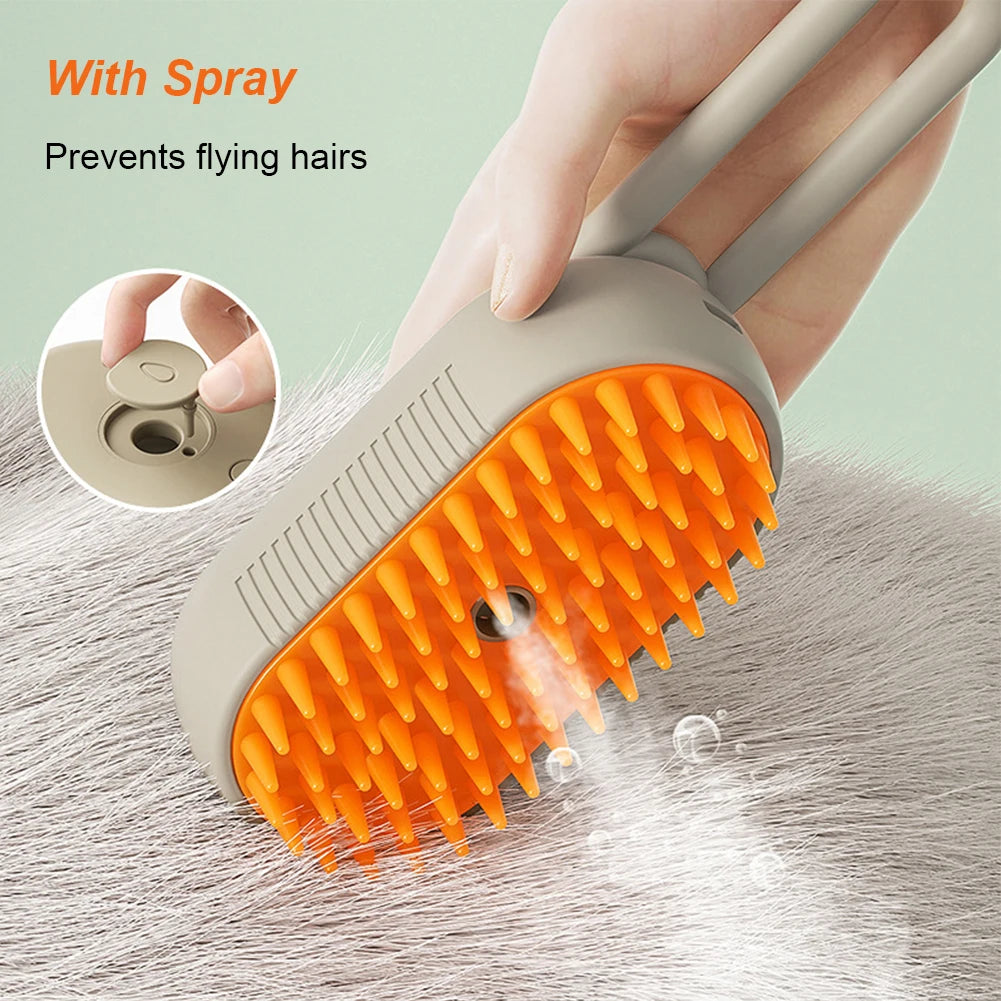Multi-Purpose Pet Steam Brush