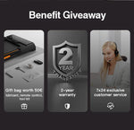 Under Desk Treadmill With Incline & Triple Shock-Absorbing System