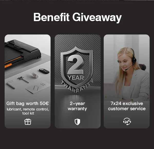 Under Desk Treadmill With Incline & Triple Shock-Absorbing System