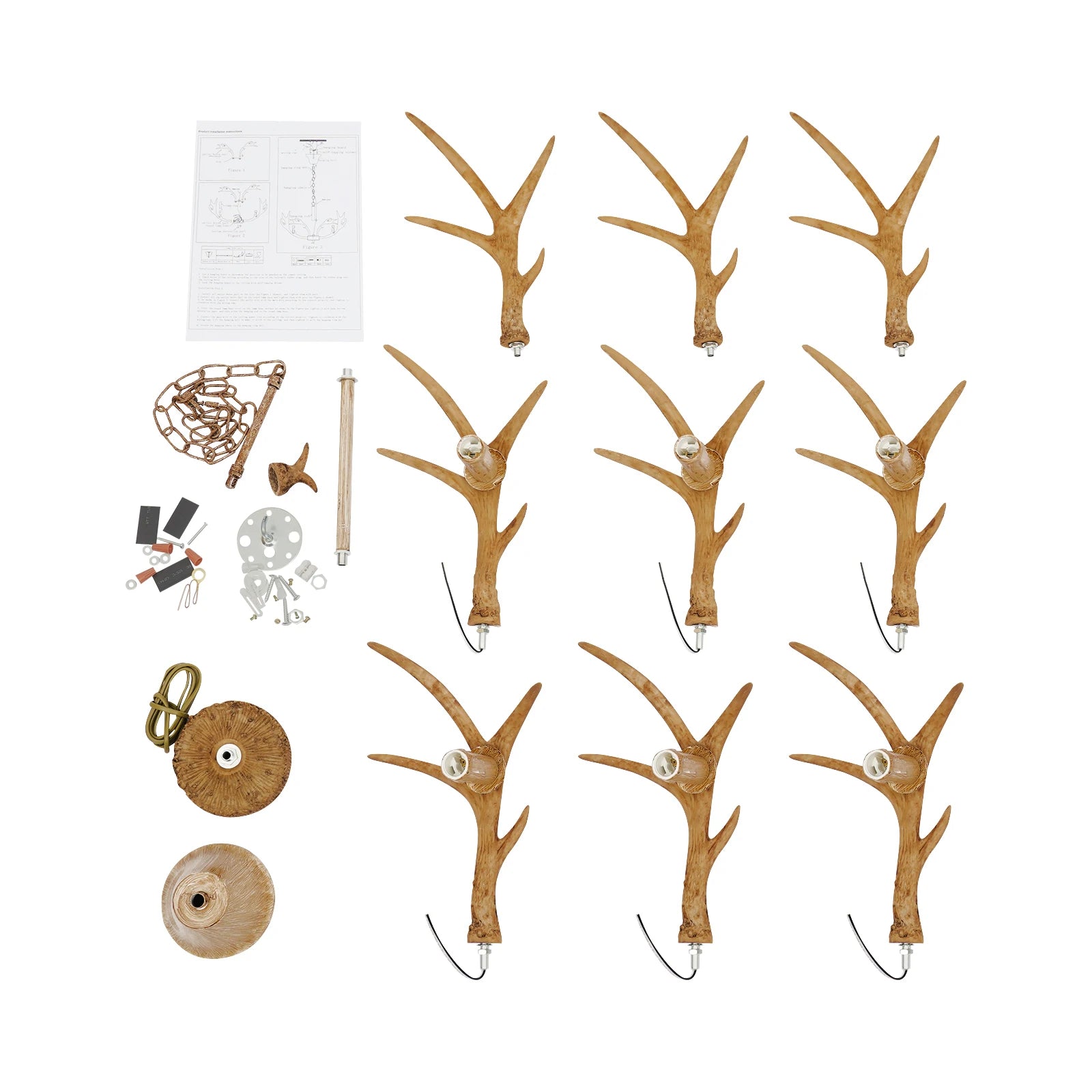 Retro Antler Chandelier